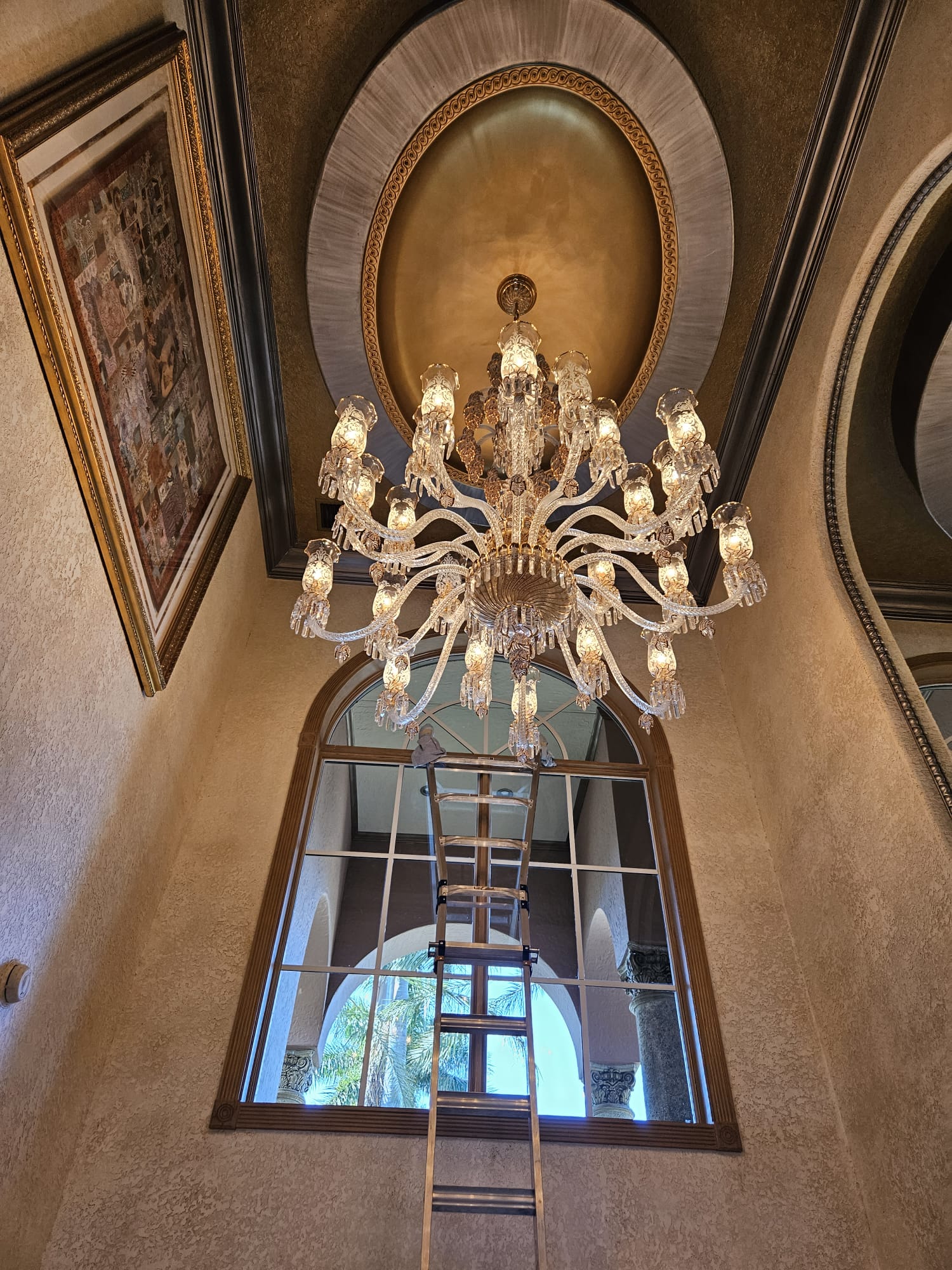 Chandelier cleaning Miami